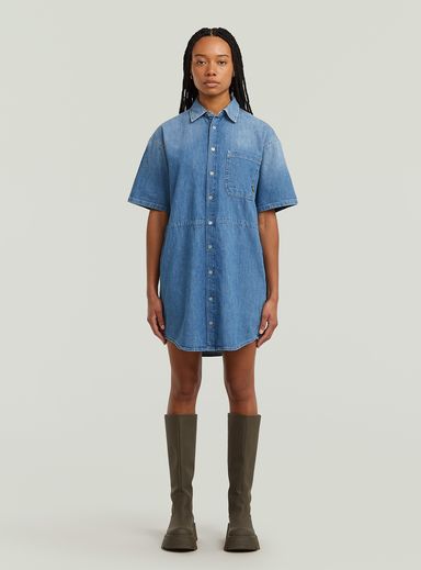 Vestido Relaxed Drawcord